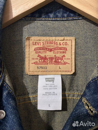 Джинсовая куртка levis