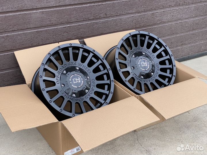 Диски r17 6/139.7 OFF road Series HX Matt Black