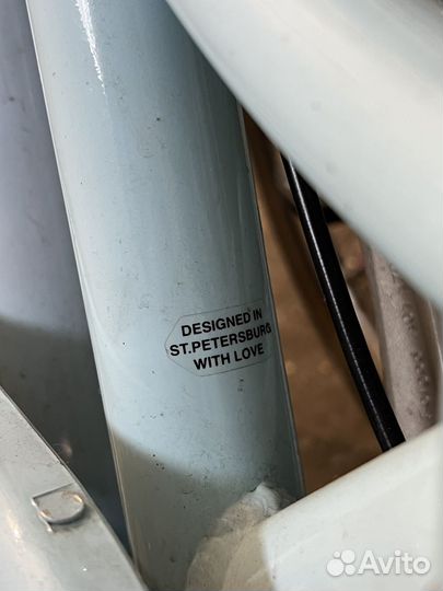 Складной велосипед Shulz Krabi V-brake голубой