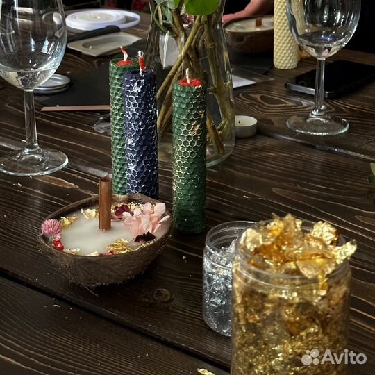 Проведение Мастер-классов по свечам,саше