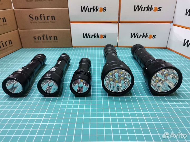 Фонари для дайвинг подводной охоты Sofirn Wurkkos