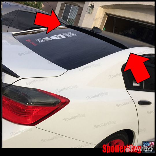 Спойлер заднего стекла Honda Accord 9