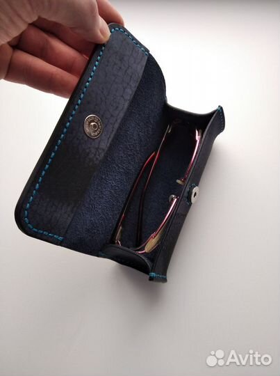 Очечник Ручная работа Натуральная кожа