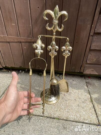 Винтажный Французкий набор для камина