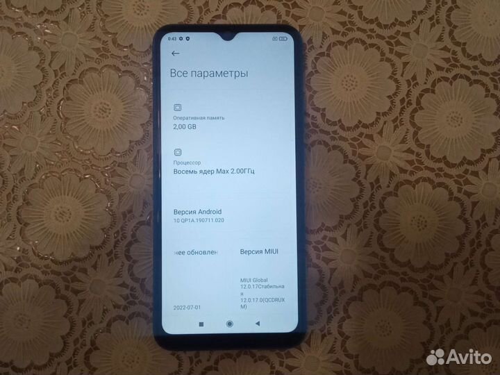 Мобильные телефоны бу xiaomi redmi 9а