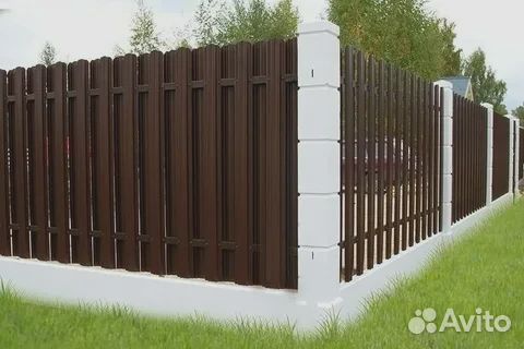 Штакетник металлический