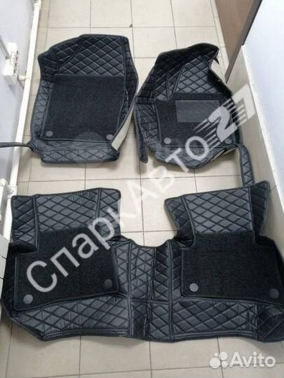 Коврики в салон 3D эко кожа Toyota CHR RHD разные