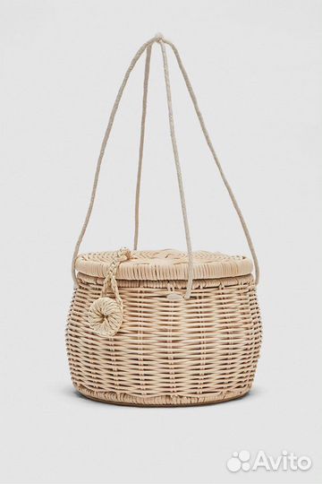 Сумка плетеная zara