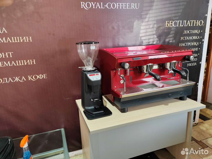 Кофемашина и кофемолка в аренду