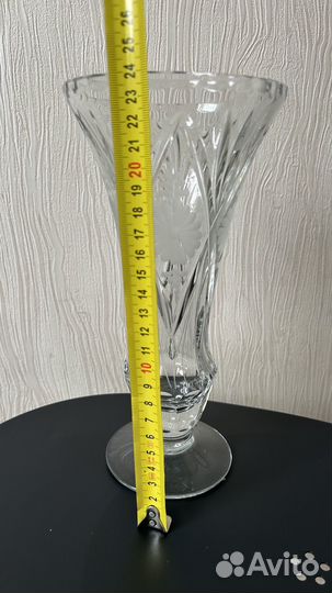 Ваза хрустальная