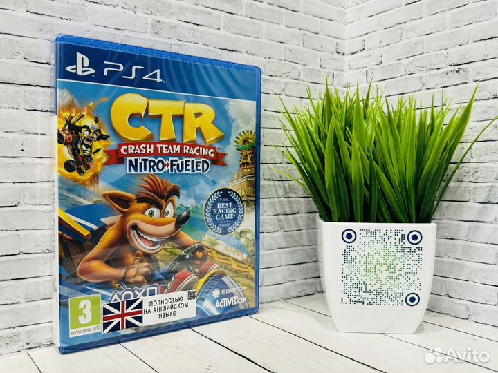 Crash Team Racing Nitro Fueled PS4 (Новый диск)