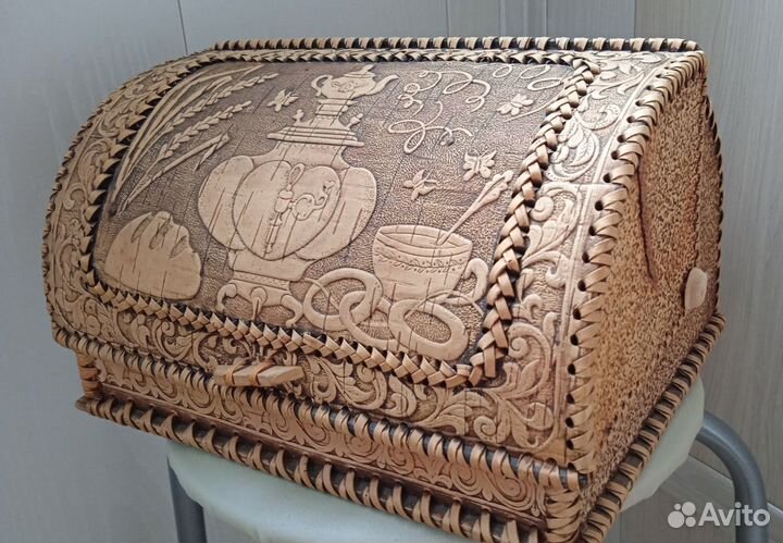 Хлебница из бересты