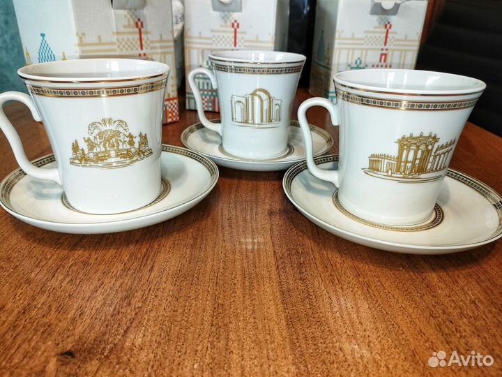Коллекционная чайная пара Императорский Фарфоровый