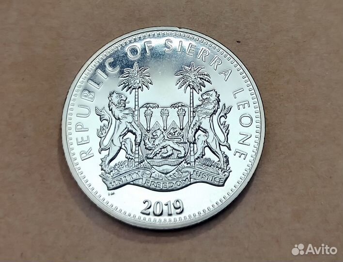 Сьерра-Леоне набор 5 монет 1 доллар 2019