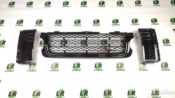 Решетки Range Rover 2010-2012 черные supergarger