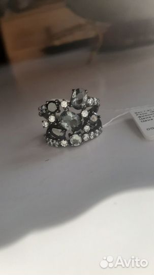 Серебряное кольцо и подвески