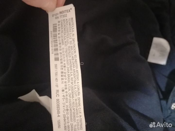 Куртка для девочки zara 116-122