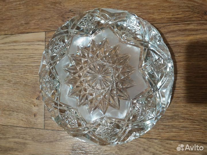 Пепельницы и конфетница хрусталь, стекло СССР