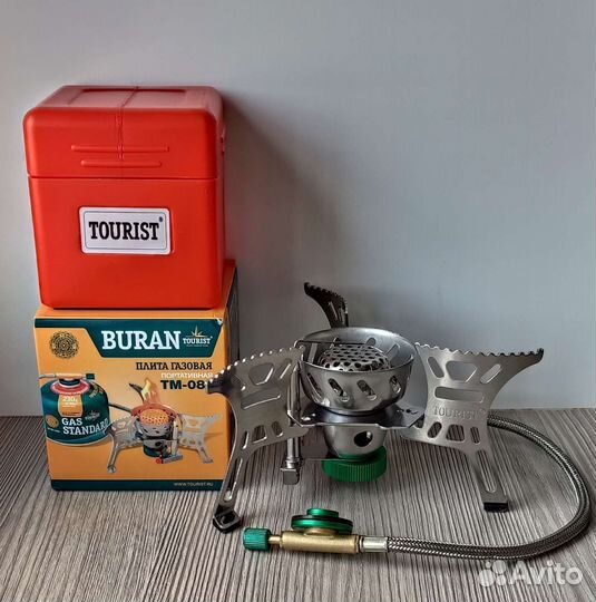 Горелка плитка плита газовая Buran TM-080