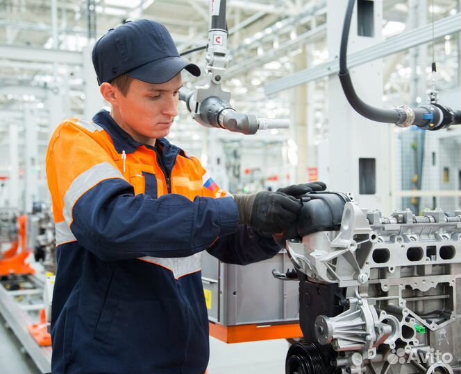 Рабочие на произв-во автомобилей, без опыта, вахта