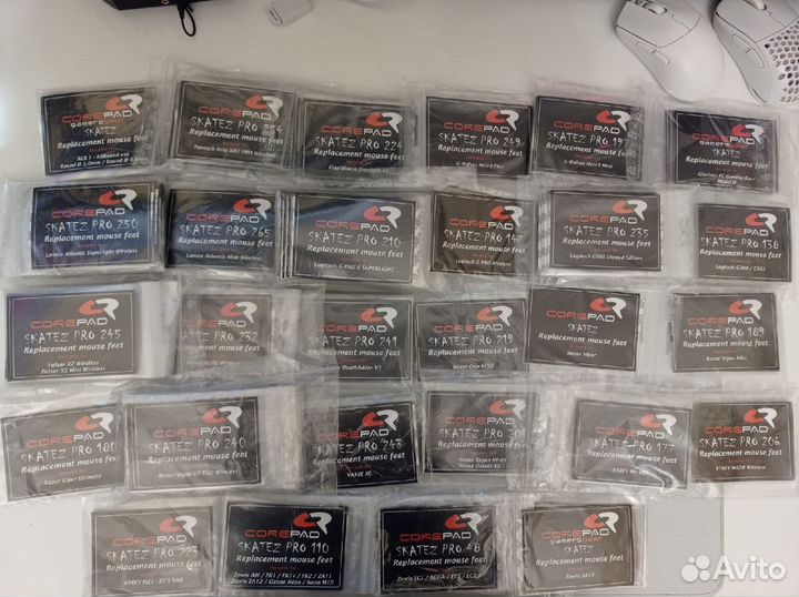 Глайды Corepad Skatez для разных мышек