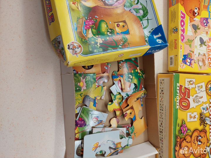 Настольные игры, пазлы, развивашки