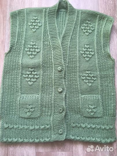 Жилет вязаный женский 52-54 размер