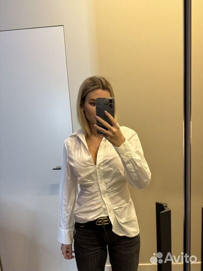 Рубашка Zara белая