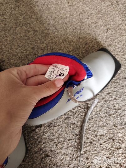 Лыжи беговые nordway 160+ботинки 37