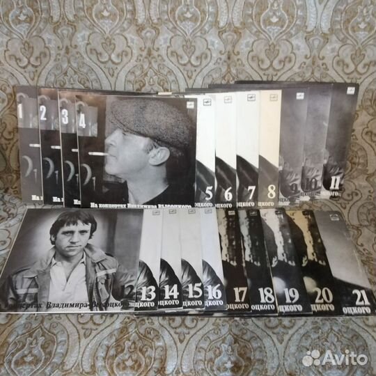 Пластинки на концертах Владимира Высоцкого 21 шт