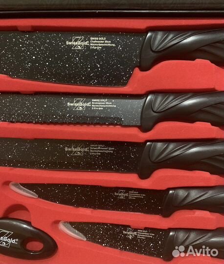 Подарочный набор из 6 кухонных ножей