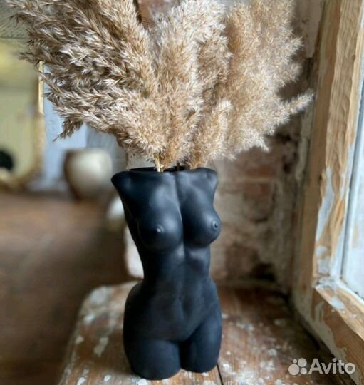 Статуэтка кашпо женский торс