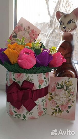 Сладкие букеты из конфет