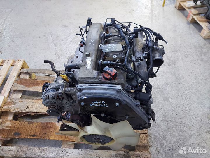 Двигатель D4CB Kia Sorento 2.5л. 116-177 л.с