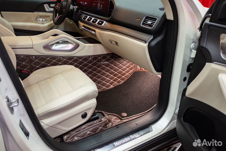 3D коврики из экокожи шьем сами