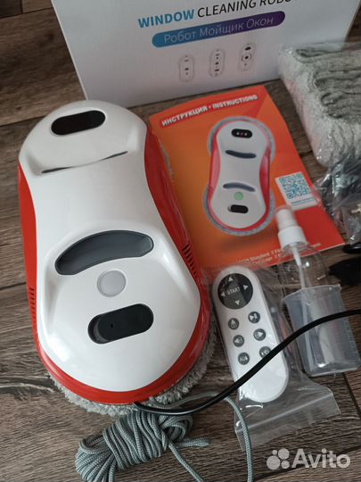 Робот мойщик окон с авто распылением новый