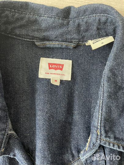 Джинсовая рубашка levis