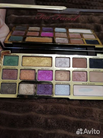 Тени Foo Fased chocolate gold