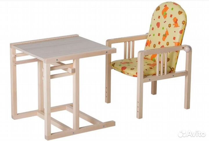 Стул-стол трансформер для кормления Гном