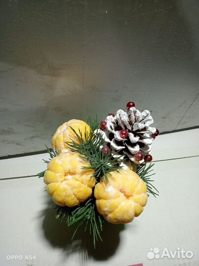 Новогодняя композиция из мыла