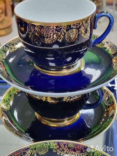 Чайно/кофейный пары. Кобальт, лфз