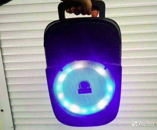 Колонка С Микрофоном Караоке + Радио + Флешка + SD