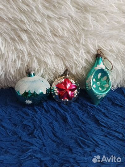 Новогодние елочные игрушки СССР