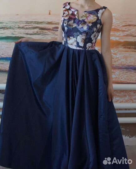 Вечернее платье в пол 44 46