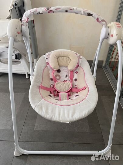 Детские электро качели Trampulina