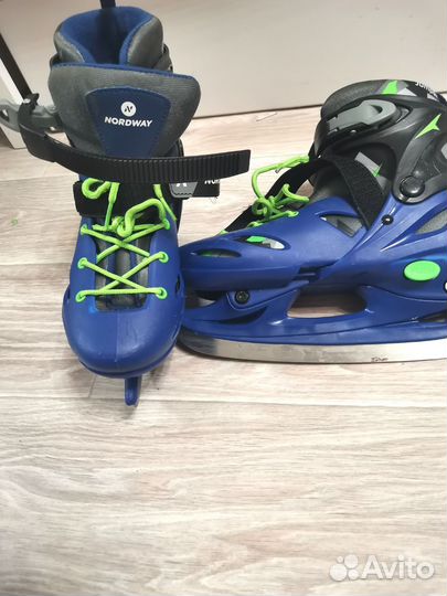 Коньки детские раздвижные 34 37