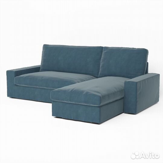 Чехол для дивана-кровати Виласунд с козеткой икеа