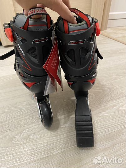 Роликовые коньки 31-36 новые раздвижные Reaction