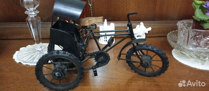 Велосипед игрушка реалистичный металл