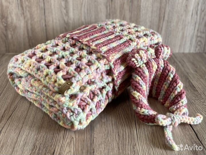 Плед/конверт на выписку двухсторонний(демисезон)